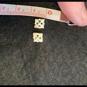 Teeny tiny vintage earrings